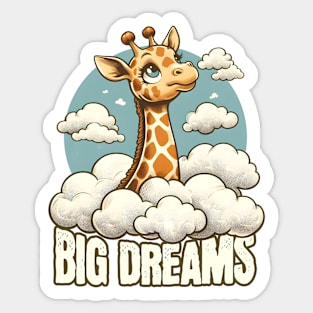 Long Neck, Big Dreams Sticker